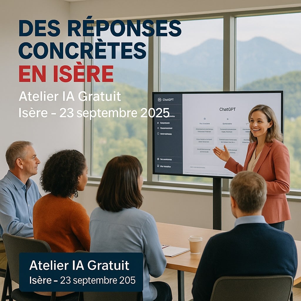 Atelier gratuit IA le 23 septembre